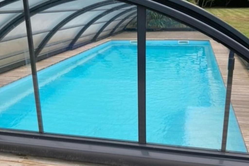 Le Gite Marie-Galante : Belle Maison D'Hotes Avec Acces Piscine En Ete Lanmeur Exteriör bild